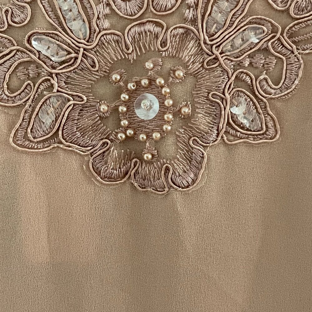 Sleeveless Spaghetti Strap Flowing Maxi Dress - Picture 3 of 3